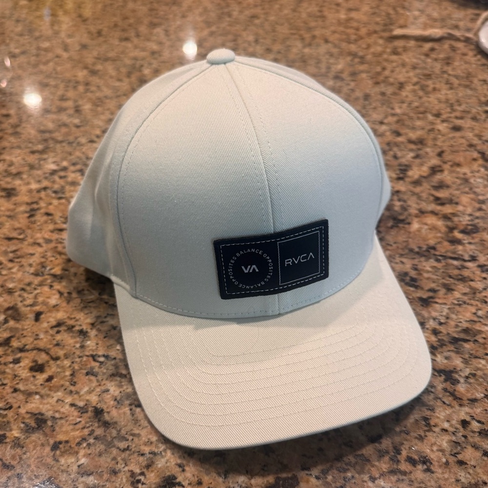 RVCA Ivory Patch Logo Baseball Cap NWOT